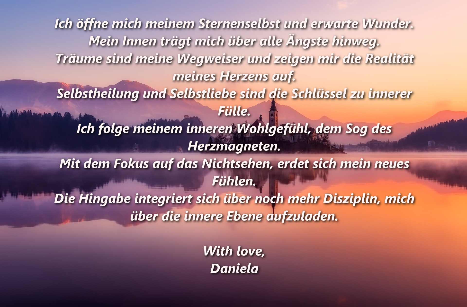 Daniela Kistmacher: „Erinnere Dich an das Wunder Deines INNEN!“ / 17.05.2019