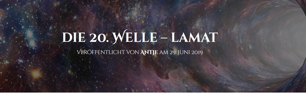 Antje Lindenblatt: „Die Welle LAMAT“