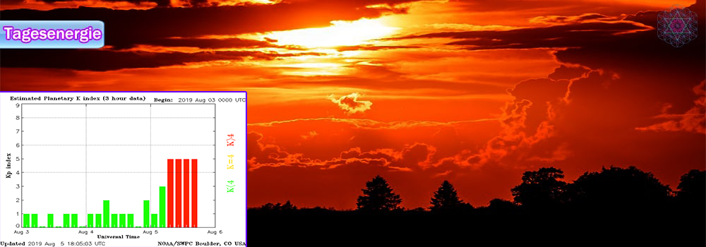 Allesistenergie: Tagesenergie am 06. August 2019 (Starke Sonnenwinde erreichen uns – Transformation pur)