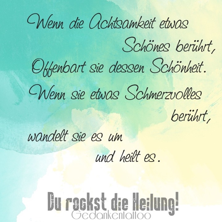 Coryna, Gedankentattoo: „Du rockst die Heilung“ 5/9/19