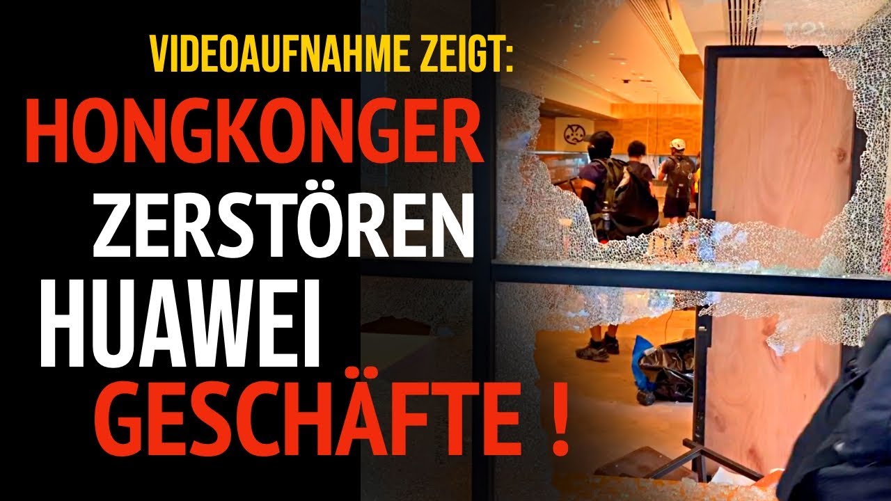 Hongkonger ZERSTÖREN HUAWEI GESCHÄFTE! 5G Technologie-Weltausrüster