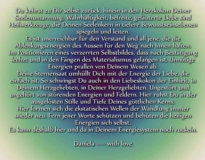 Daniela Kistmacher, Impuls 15. Mai