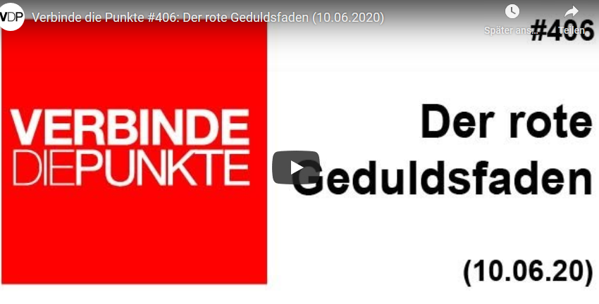 Verbinde die Punkte #406: Der rote Geduldsfaden (10.06.2020)