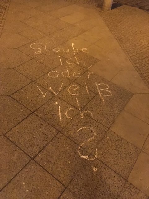 Da … hast du mal ne Kreide (sagten die Geißlein zum Wolf)