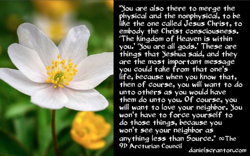„Was Jesus/Jeshua zu euch allen gesagt hat“, Daniel Scranton