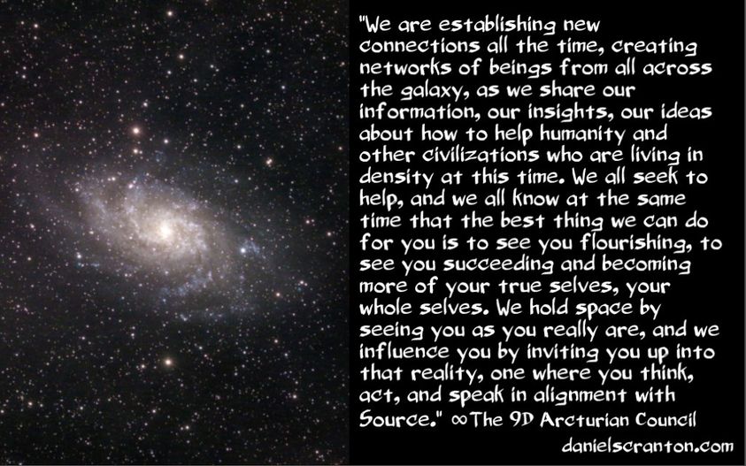 „Netzwerke von Wesen aus der ganzen Galaxie“, Daniel Scranton