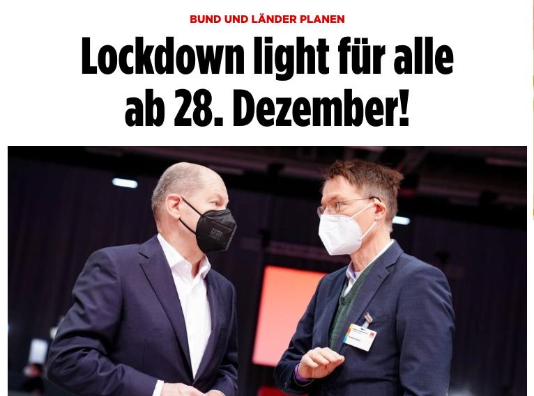 Lockdwon LIGHT für ALLE …