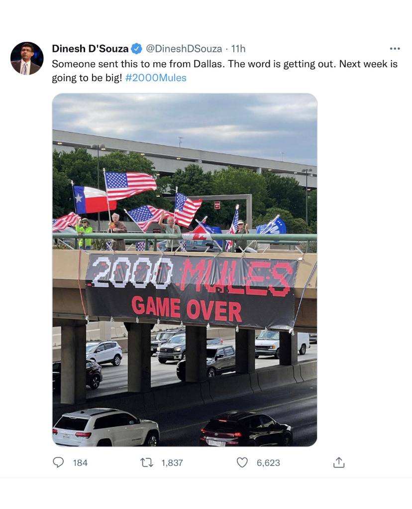 Dinesh D’Souza: 2000 Maultiere … Der größte Diebstahl der Geschichte … Wahlbetrug in den USA … Kinostart diese Woche
