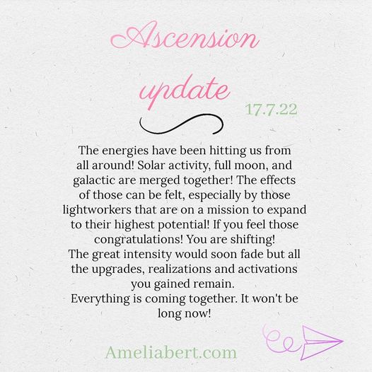 Amelia Bert: Aufstiegs-Update 17/7/22