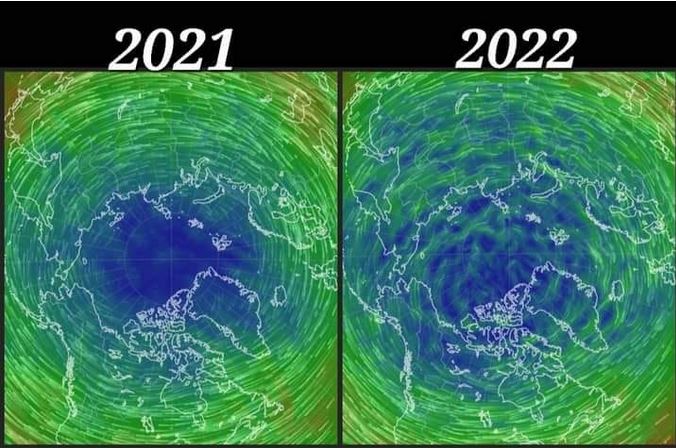 Alex Guide: Polarwirbelvergleichswerte 2021 / 2022