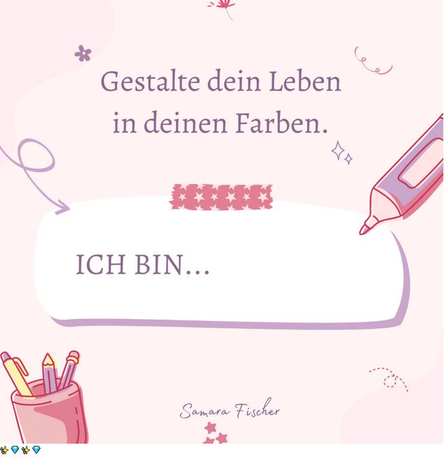 Herzflüsterei: ✨Gestalte dein Leben in deinen Farben✨