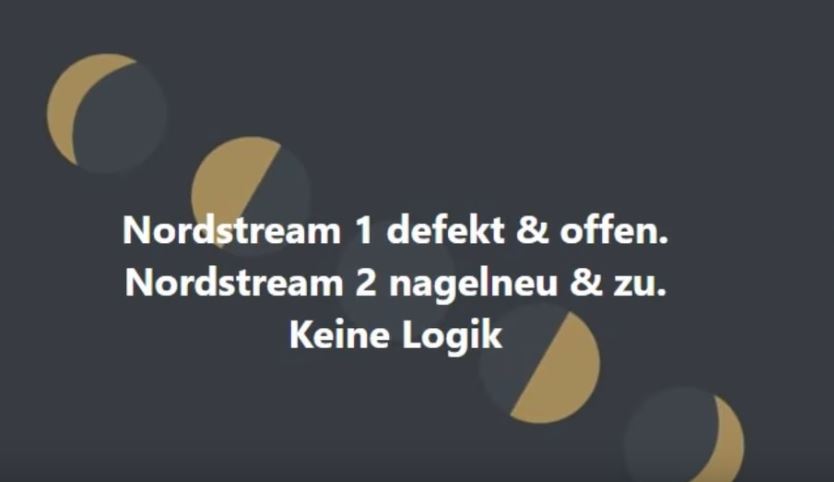 So was „Blödes“ aber auch … NS2 …