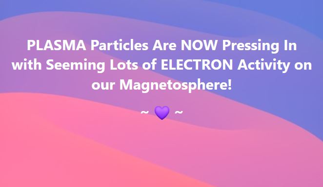 Pars Kutay: PLASMA-Teilchen drängen JETZT mit scheinbar viel ELEKTRONEN-Aktivität in unsere Magnetosphäre!