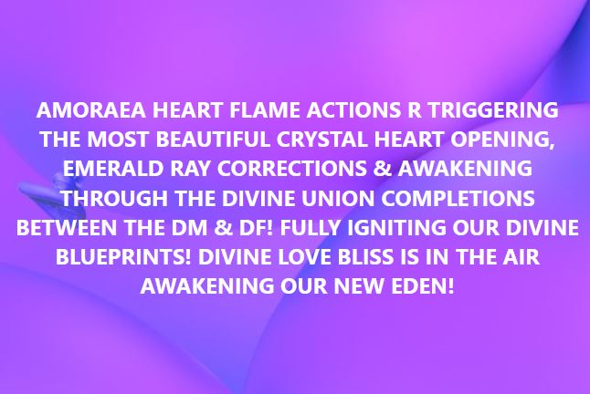 Ramona Lappin: Amoraea Herzflammenaktionen lösen die schönste kristalline Herzöffnung aus,