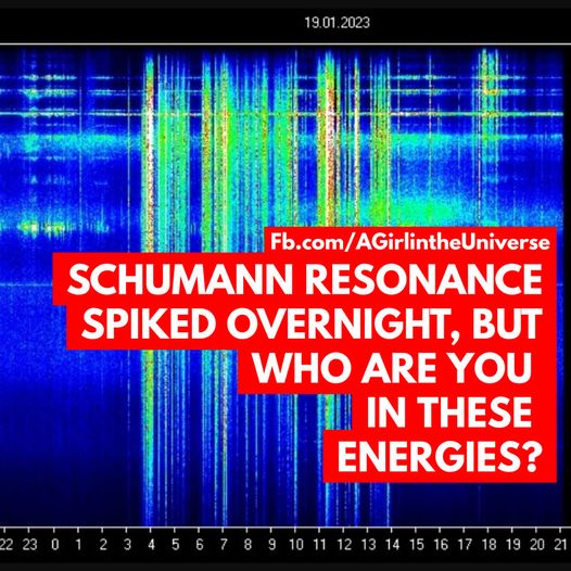 Sherri Smith/A Girl In The Universe: Die Schumann-Resonanz wurde über Nacht stärker und es wird heute noch mehr Energie hier erwartet.