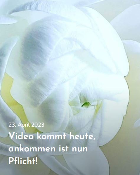 Margit Kaufmann: 23. April 2023 wie erkläre ich die 5. Dimension, wir sind angekommen heißt es
