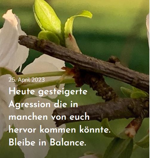 Margit Kaufmann: Bleibe in Balance. 25.04.2023
