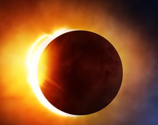 🌒🌓🌔🌕🌖🌗🌘 2023 Solar Eclipse Meditation Mantra | SUN MANTRA @432Hz | 108 Times | Om Suryaya Namaha I SIEHE KOMMENTAR