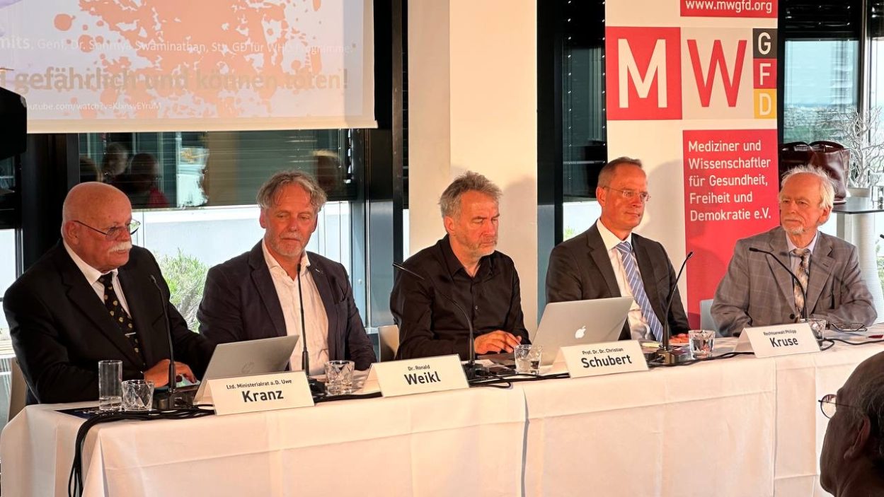 Auszug aus dem Zusammenschluss MEDIZINER & WISSENSCHAFTLER für Gesundheit, Freiheit & Demokratie e.V.