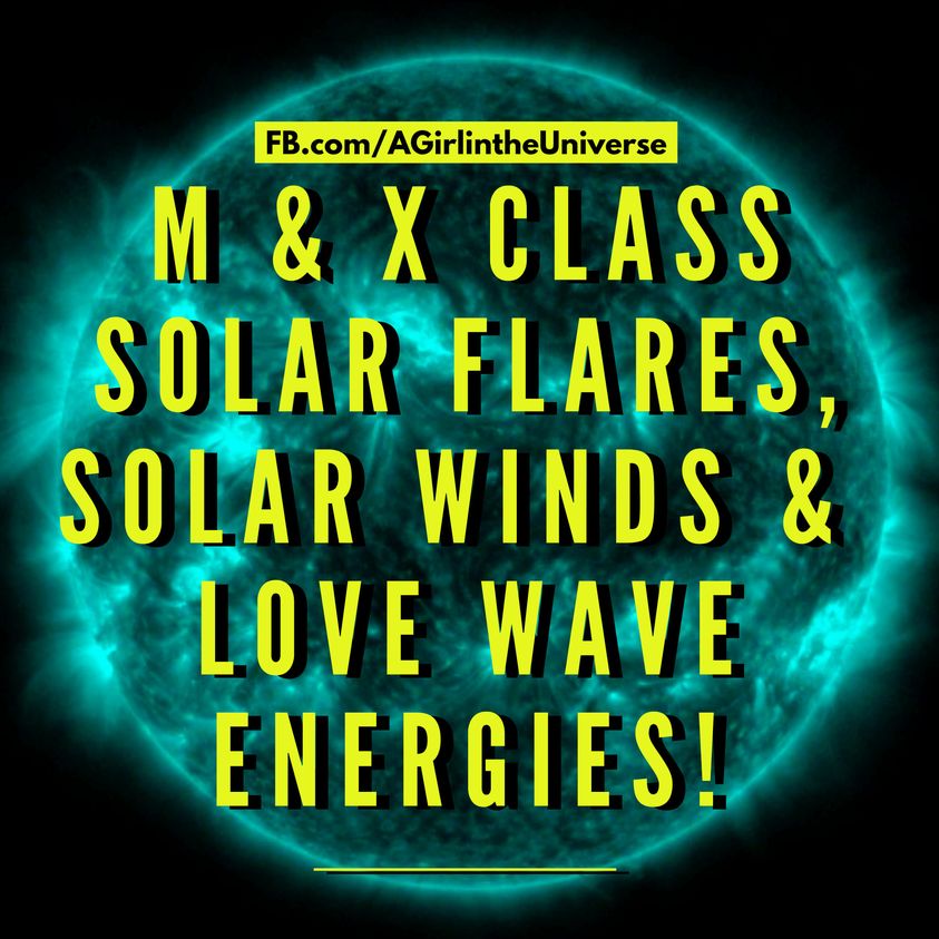 Sonneneruptionen der Klasse M & X, Sonnenwinde und Liebeswellenenergien! Sherri Smith