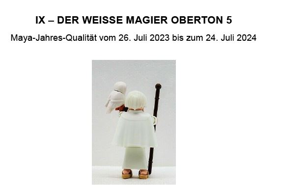 Beginn des neuen Maya-Jahres im Zeichen des weißen Magiers. Von Alexandra Heck