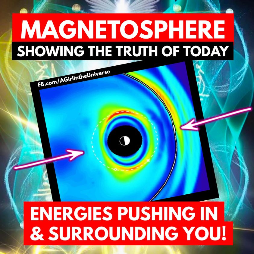 Sieh‘ dir den Druck auf die Magnetosphäre an. beeinDRUCKend 😉 Sherri Smith