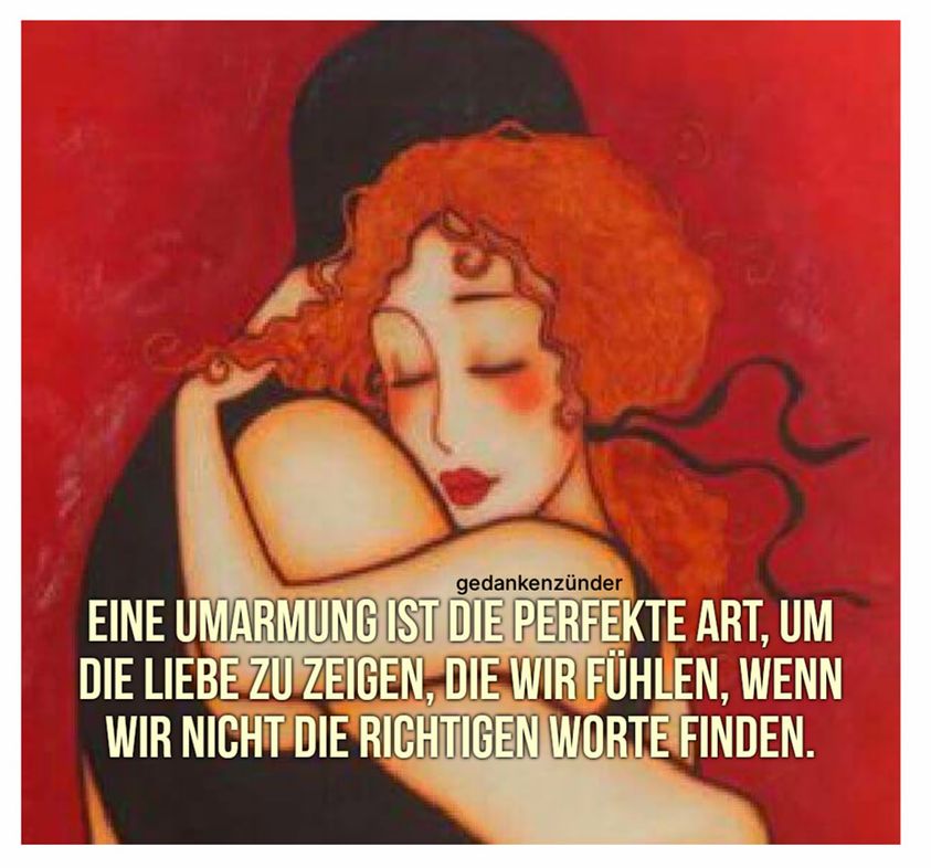 Wir sollten uns weniger umARMen, dafür viel mehr umREICHen.