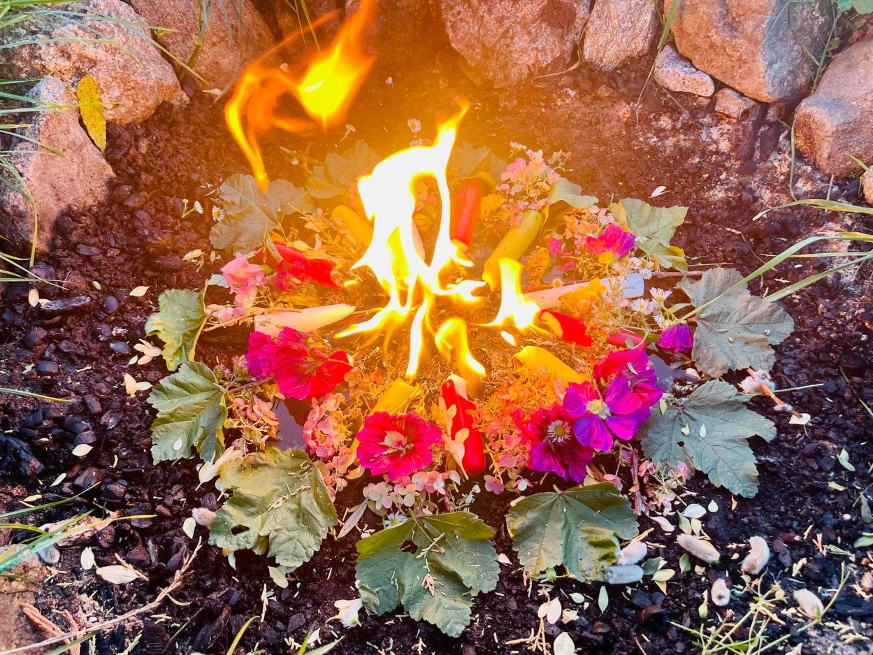 DAS FEUER DER TRANSFORMATION und der WIND DES WANDELS. Adelheid Brunner