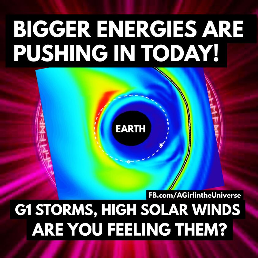 Heute ist ein weiterer Tag mit vielen/hohen Energie. G1 Stürme & Hohe Sonnenwinde. Sherri Smith