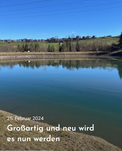 Großartig und neu wird es nun werden. Margit Kaufmann