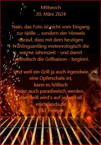 Die magischen DREI Worte :-) – (S)Teak It Easy – Grill and Chill-Zeit.