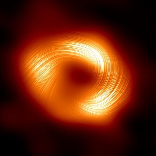 Starke Magnetfelder am Schwarzen Loch Sagittarius A*. Soheila