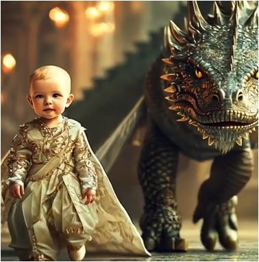 Kinder und ihre Drachen … Gail Frances