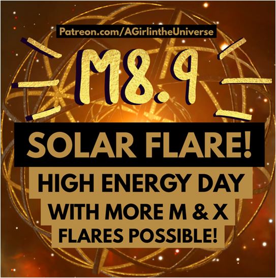 M8.9-Sonnenflare als Start in den Tag! Sherri Smith