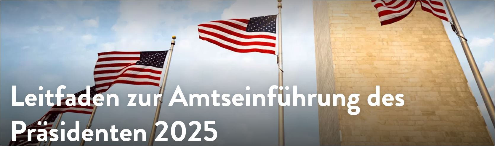Amtseinführung von Donald Trump. 20.01.2025, 18 Uhr Münchner Ortszeit