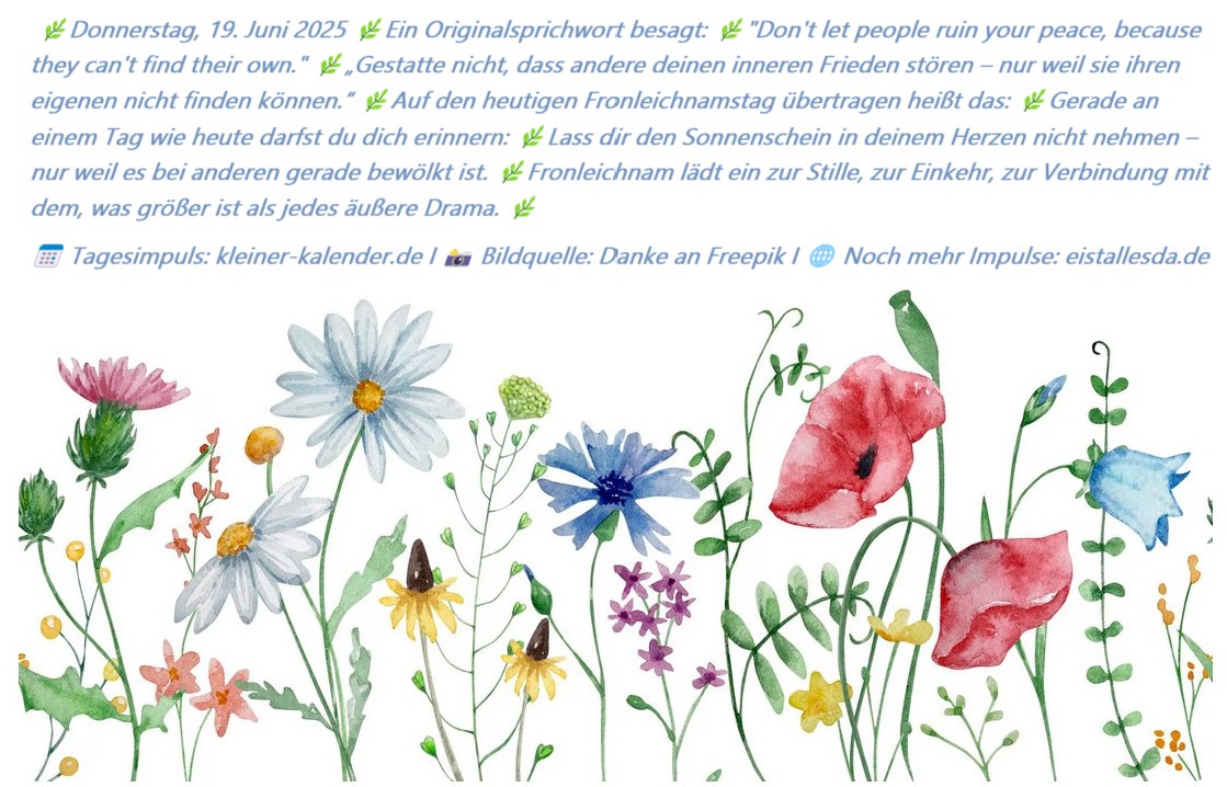 Es Ist Alles Da ... 