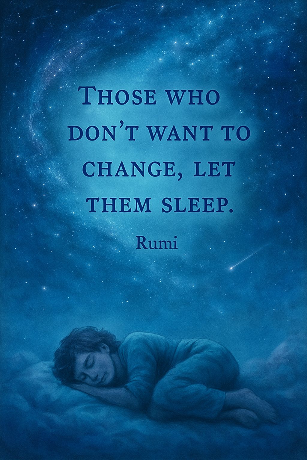 Lass sie weiterschlafen. Rumi. Zachary Fisher