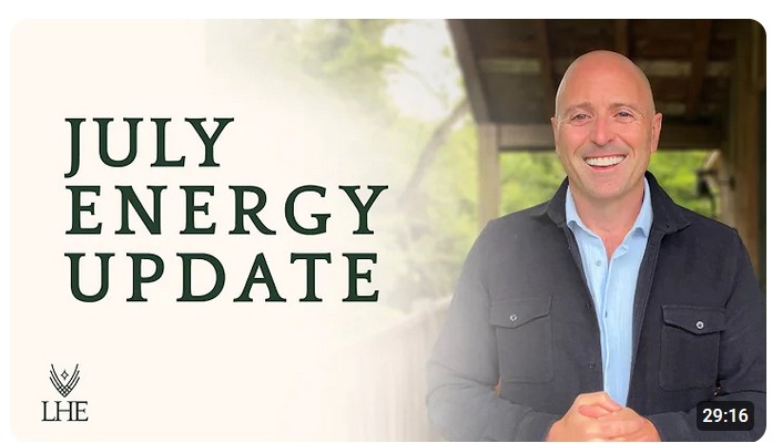 Energie-Update für Juli 2025. Lee Harris