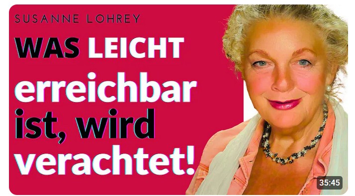 🔥Achtung!🔥Mach dich rar, bevor man dich verachtet! Strategie Rückzug (Psychologie aktuell) Susanne Lohrey (27.7.25 ab jetzt ist einige Wochen Sommerpause)