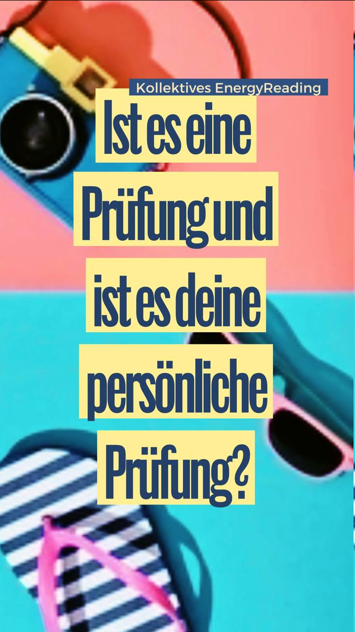 Ist es eine Prüfung und ist es deine persönliche Prüfung? Andreea Emiliana