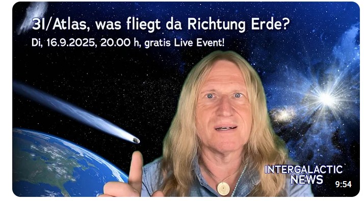 3I/Atlas, was fliegt da Richtung Erde? – Intergalactic News mit Uwe Breuer