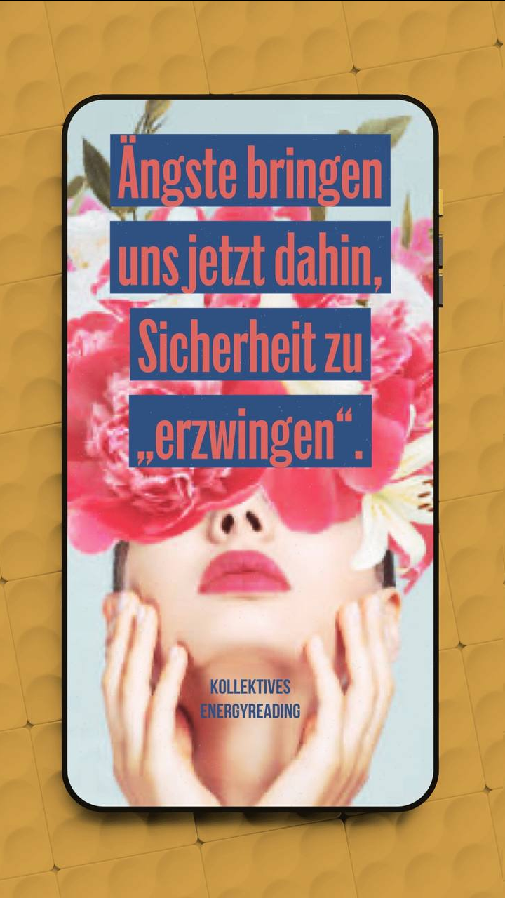 Ängste bringen uns jetzt dahin, Sicherheit zu „erzwingen“. Andreea Emiliana