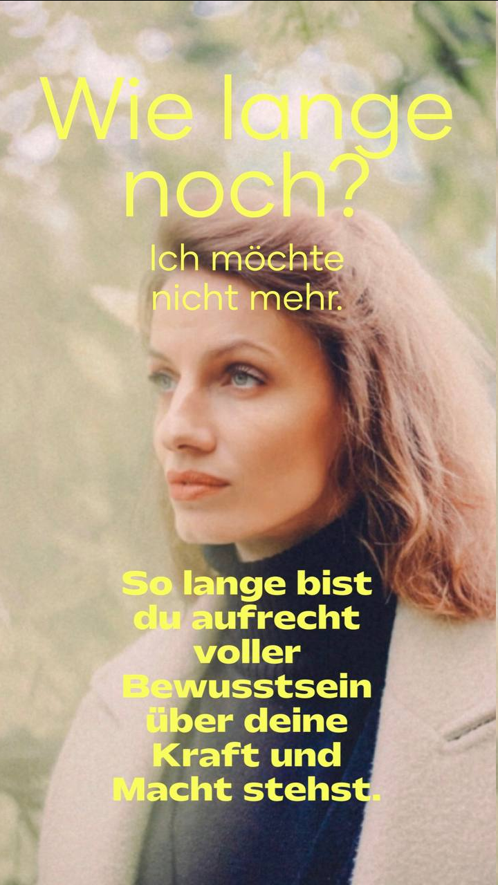 Wie lange noch? Ich kann nicht mehr — ich will nicht mehr. Andreea Emiliana