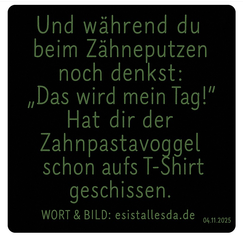 esistallesda.de ... Hinweis: Die wichtigsten und/oder nur monatlich erscheinenden Beiträge sind auf der Startseite oben fixiert. Alle aktuellen Beiträge folgen im Anschluss.