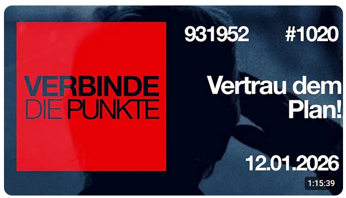 Verbinde die Punkte #1020 – Vertrau dem Plan! (12.01.2026).
