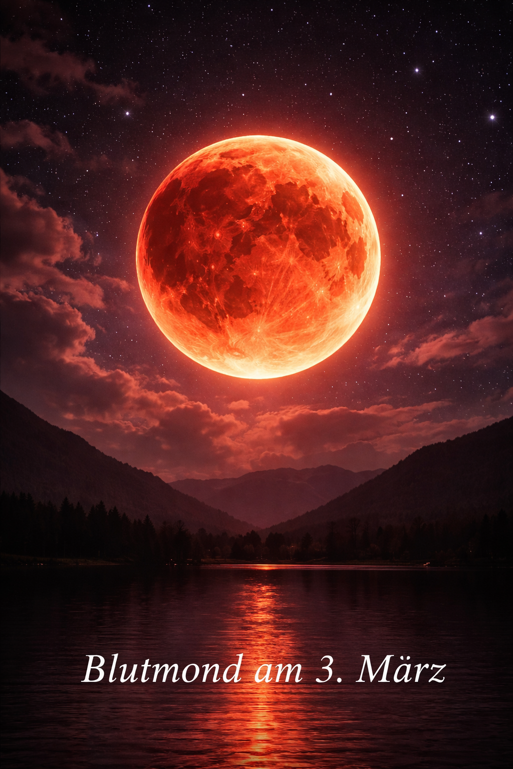 Blutmond am 3. März – ein Moment der Innenschau.