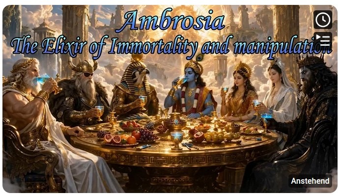 Ambrosia – Das Elixier der Unsterblichkeit & der Manipulation – Eine Deutung mit Kristallkugel und Kupferruten. Tarot by Izabela. Sonntag, 12.04.2026, 12 Uhr