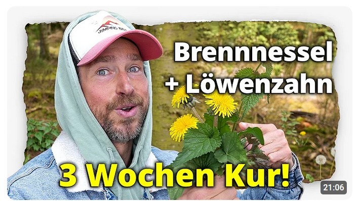 Das passiert, wenn du 3 WOCHEN Löwenzahn & Brennnessel isst. Timo G.