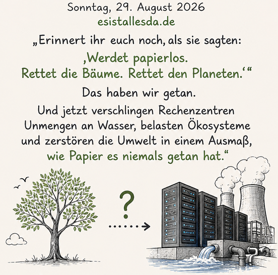 Rettet die Bäume … Rosi/esistallesda.de
