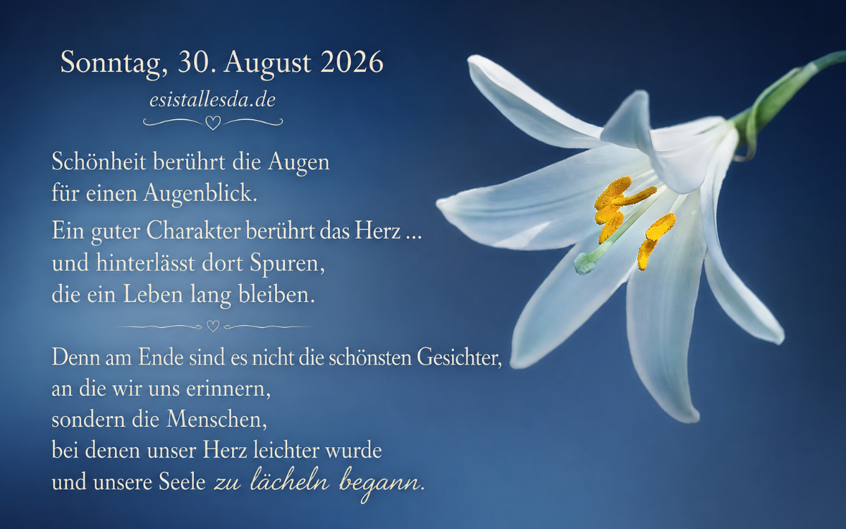es ist alles da ...